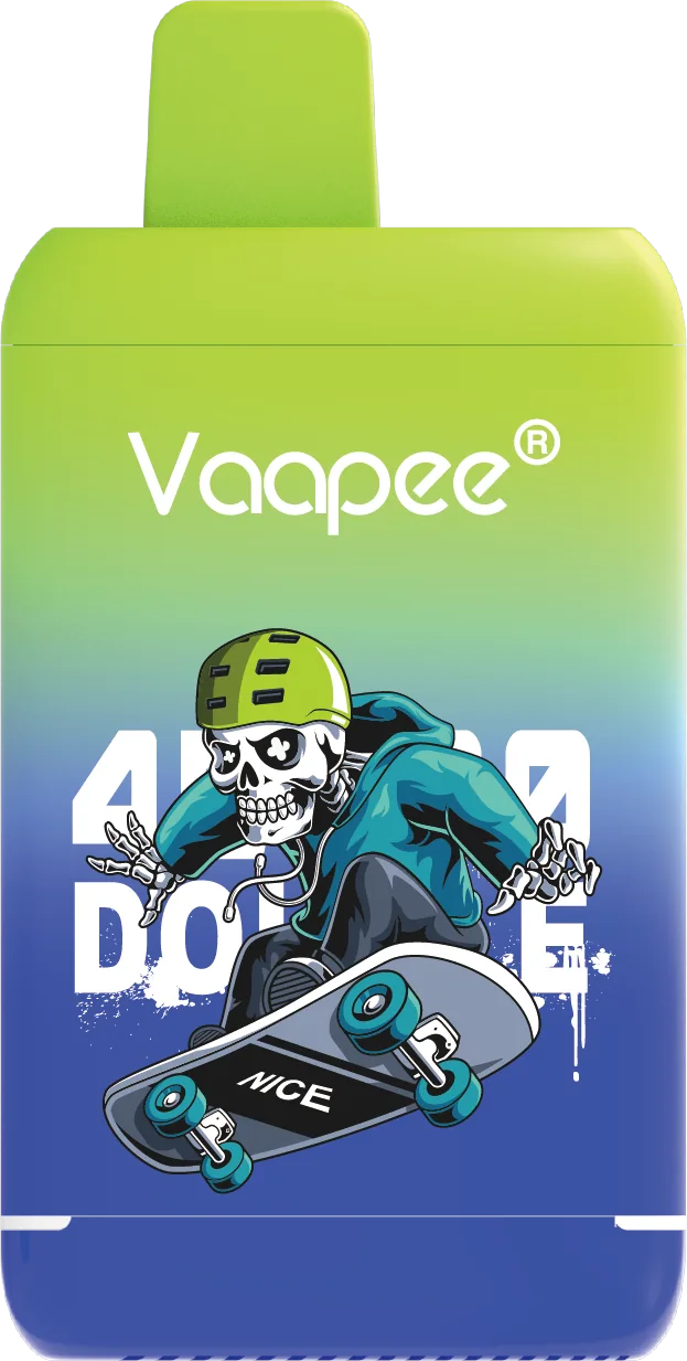 Blueberry Ice + Kiwi Passion Fruit Guava - VAAPEE DOUBLE 45K - disposable e-cigarette