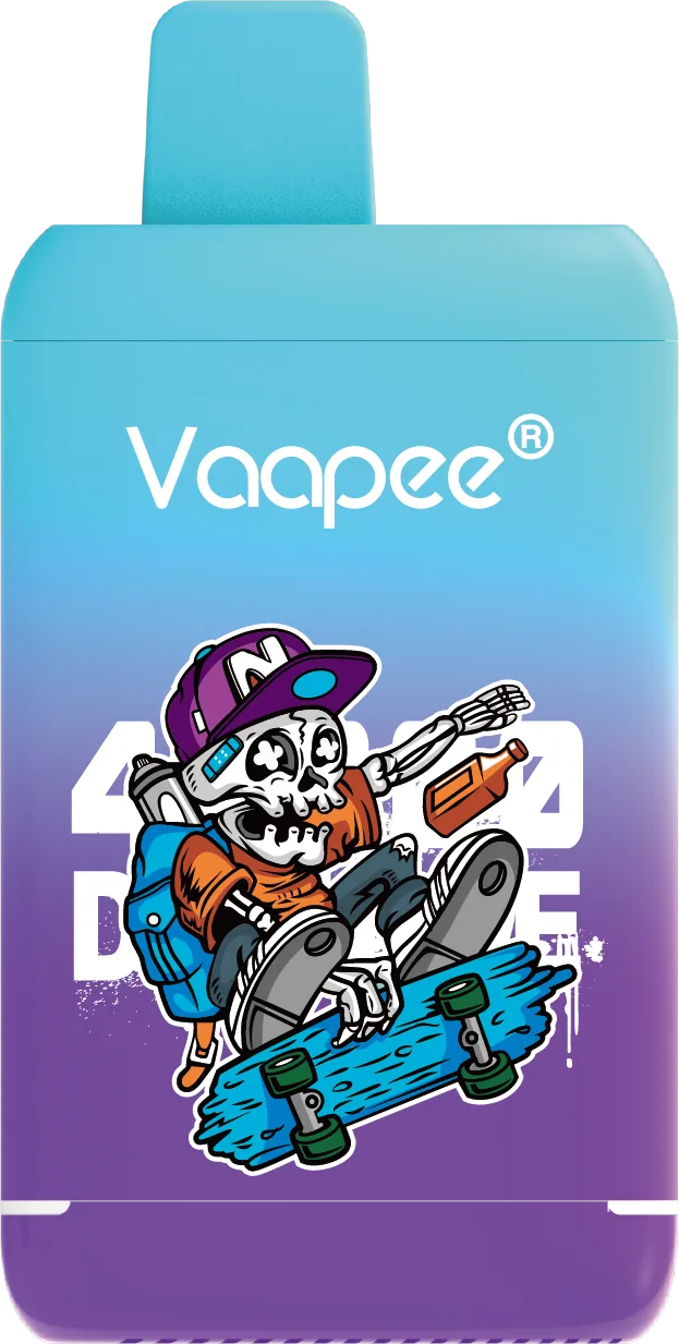 Strawberry Raspberry Cherry Ice + Blueberry Mint - VAAPEE DOUBLE 45K - disposable e-cigarette