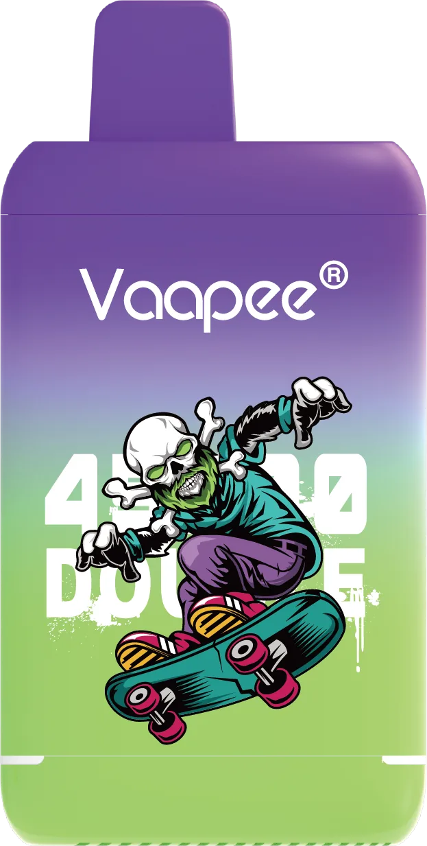 Strawberry Raspberry Cherry Ice + Grape Ice - VAAPEE DOUBLE 45K - disposable e-cigarette