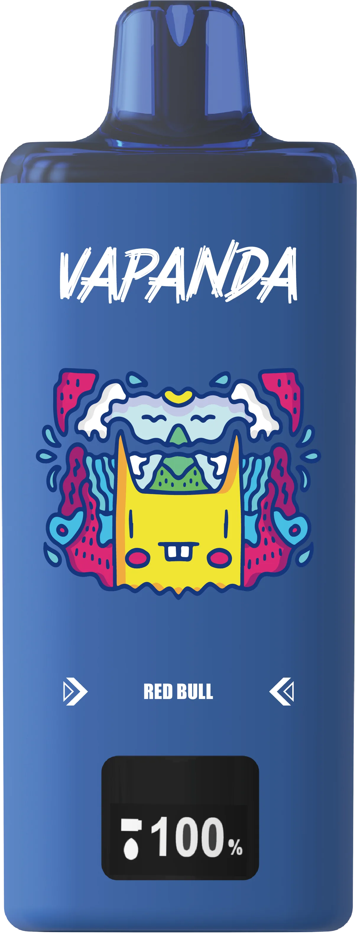 Red Bull + Blue Razz Ice + Kiwi Passion Fruit Guava + Strawberry Watermelon - 4 IN 1 120K - VAPANDA 4 IN 1 120K - disposable e-cigarette