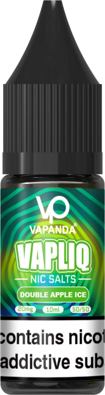 Double Apple Ice - VAPLIQ E-Liquid - disposable e-cigarette