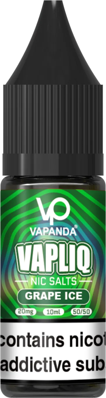 Grape Ice - VAPLIQ E-Liquid - disposable e-cigarette