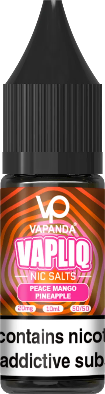 Peach Mango Pineapple - VAPLIQ E-Liquid - disposable e-cigarette