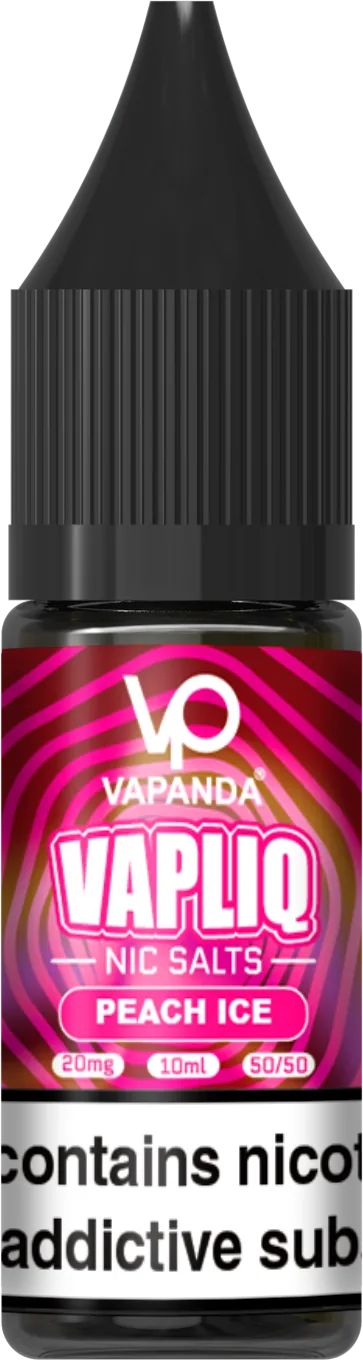 Peach Ice - VAPLIQ E-Liquid - disposable e-cigarette
