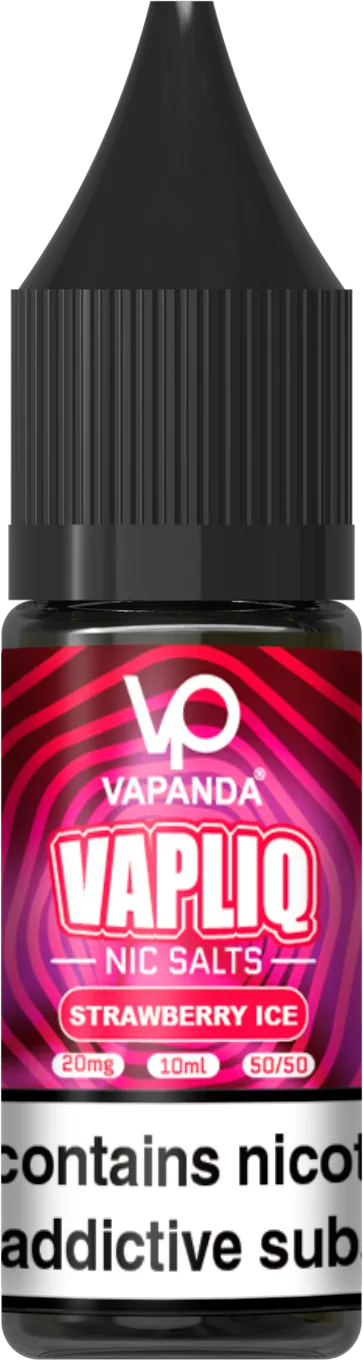 Strawberry Ice - VAPLIQ E-Liquid - disposable e-cigarette